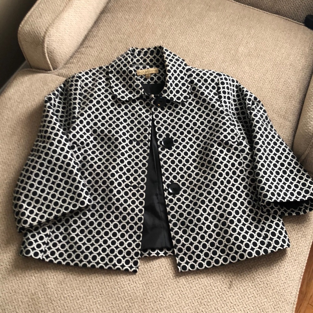 Black and white Blazer